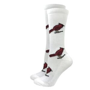 High Meadows Women’s Cardinal Socks, Size M, NWT